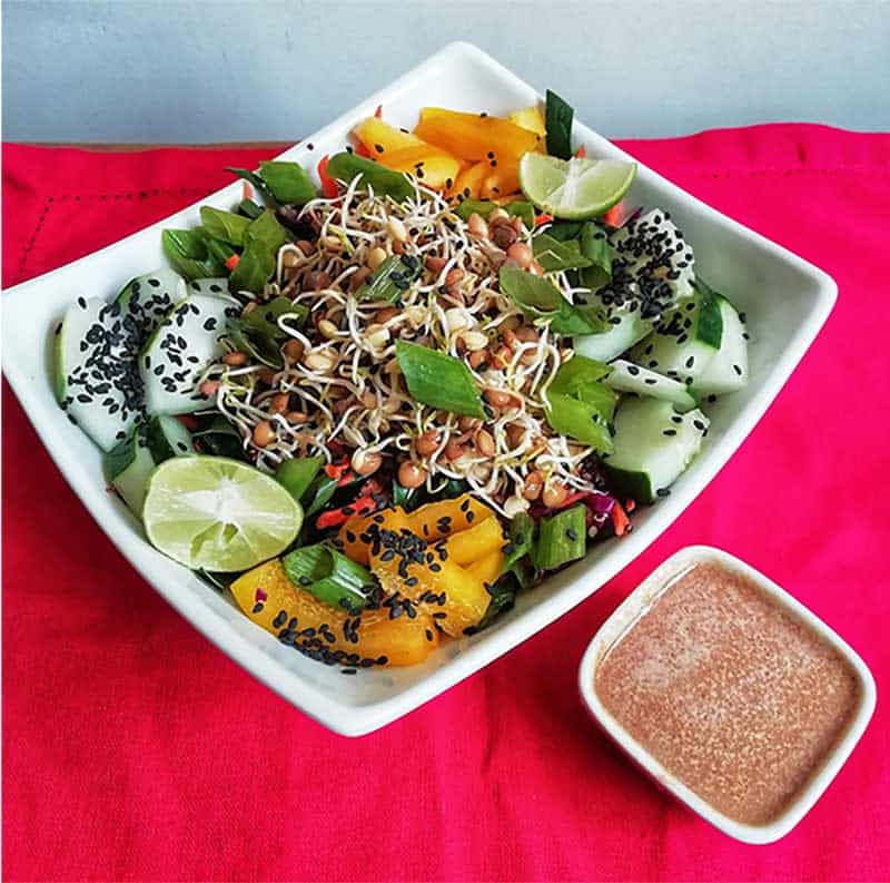 Sprouted lentil recipe and how to grow sprouts Cook Eat Live Love