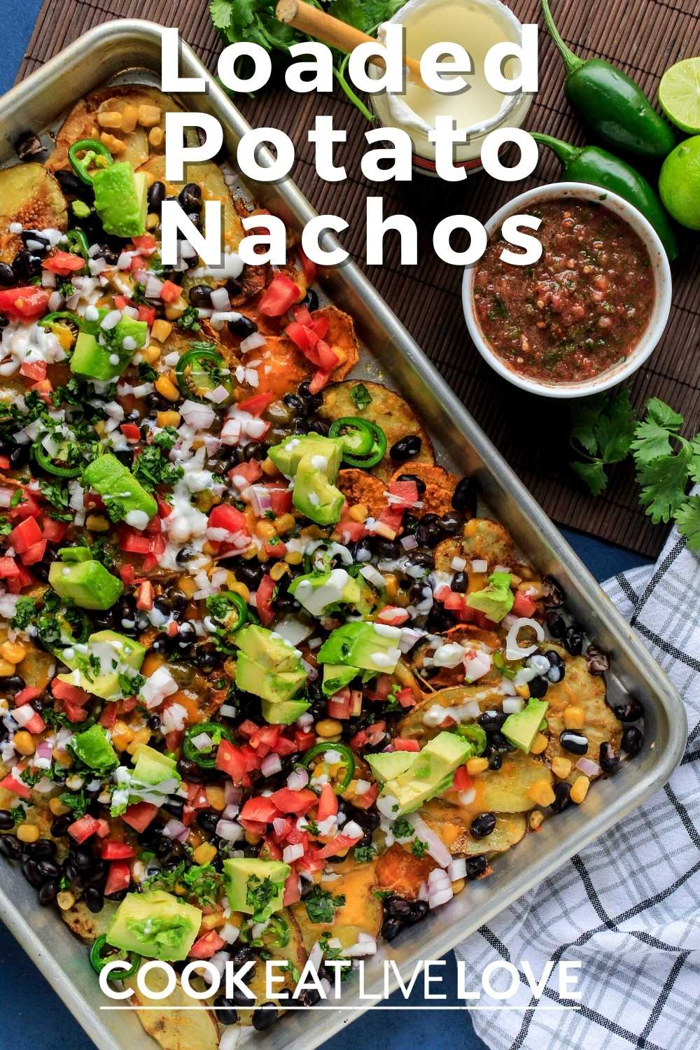 Easy Loaded Potato Nachos - Cook Eat Live Love