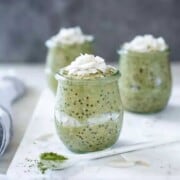 Chia pudding in a glass