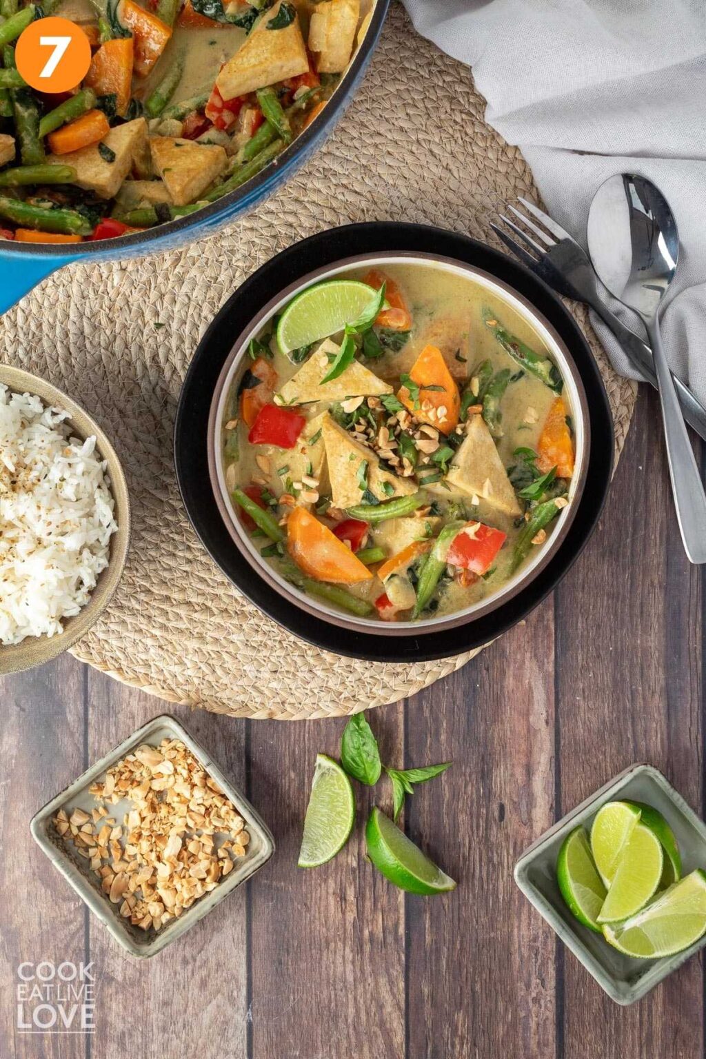 Thai Green Curry Tofu with Vegetables - Cook Eat Live Love