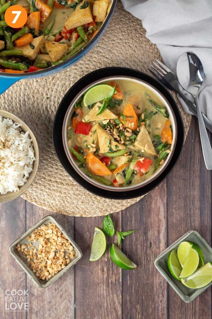 Thai Green Curry Tofu with Vegetables - Cook Eat Live Love