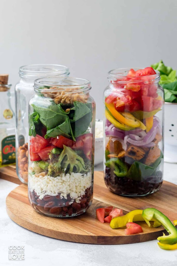 How to Meal Prep Salads (18 Lunch Bowl Ideas) - Cook Eat Live Love