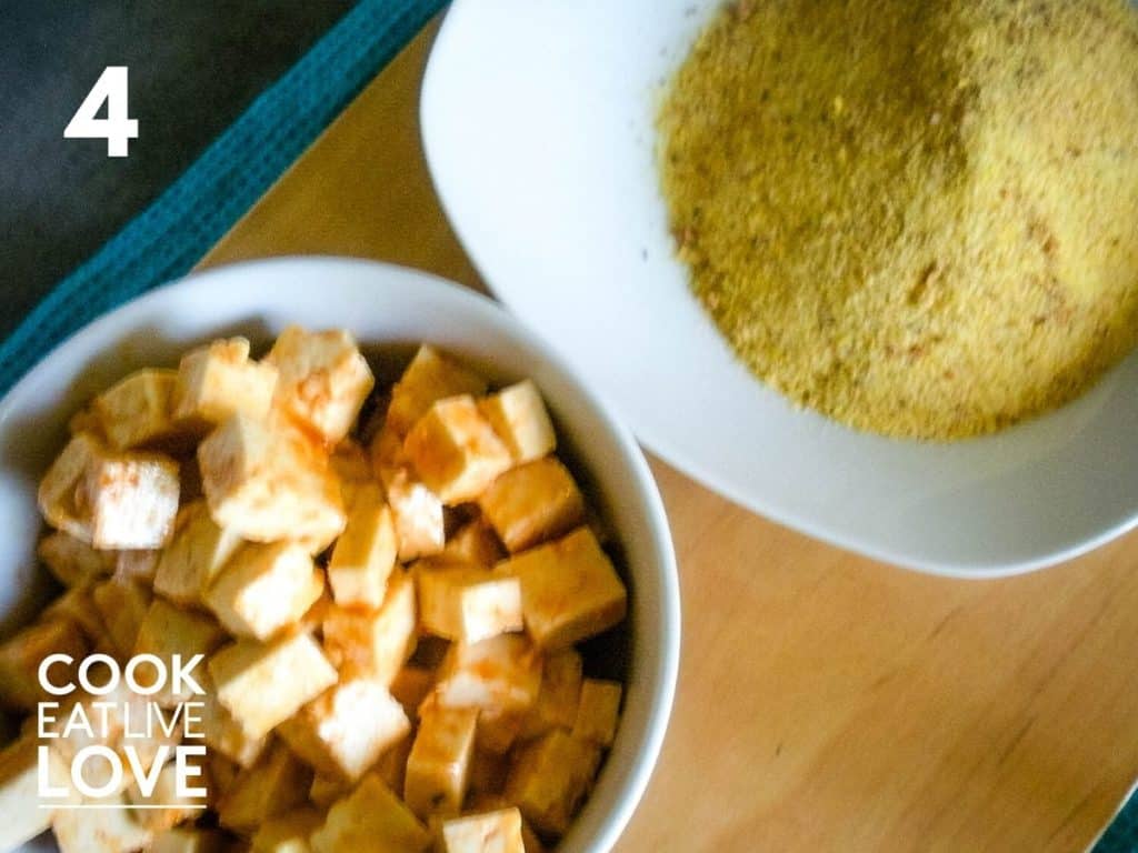 Crispy Tofu Tacos with Lime Cilantro Yogurt ~ Cook Eat Live Love