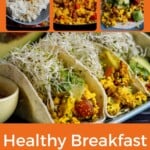 PIn for pinterest graphic with multiple images of tacos and text
