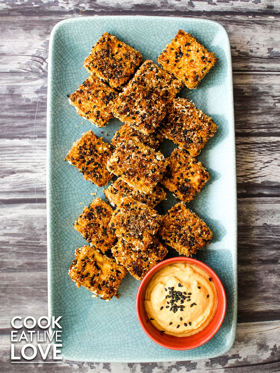 Coconut Crusted Tofu Recipe Cook Eat Live Love