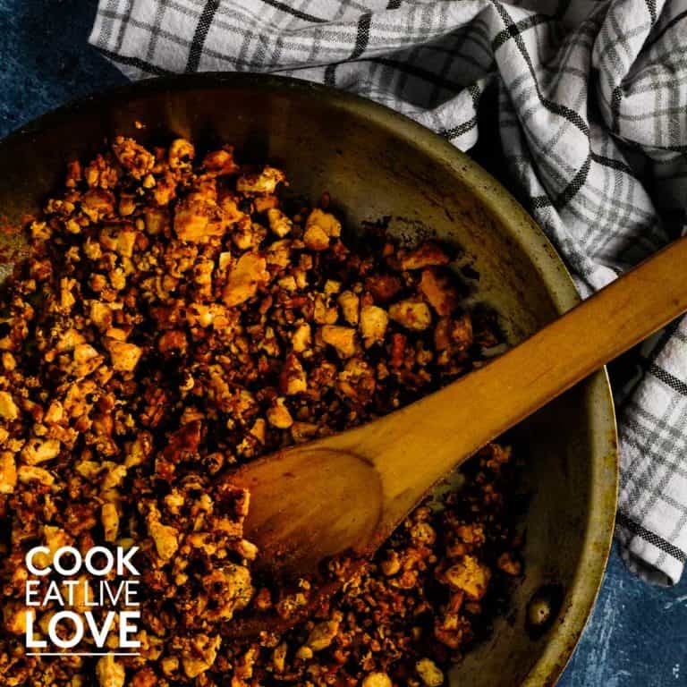Making a Tofu Ground Beef Substitute - Cook Eat Live Love