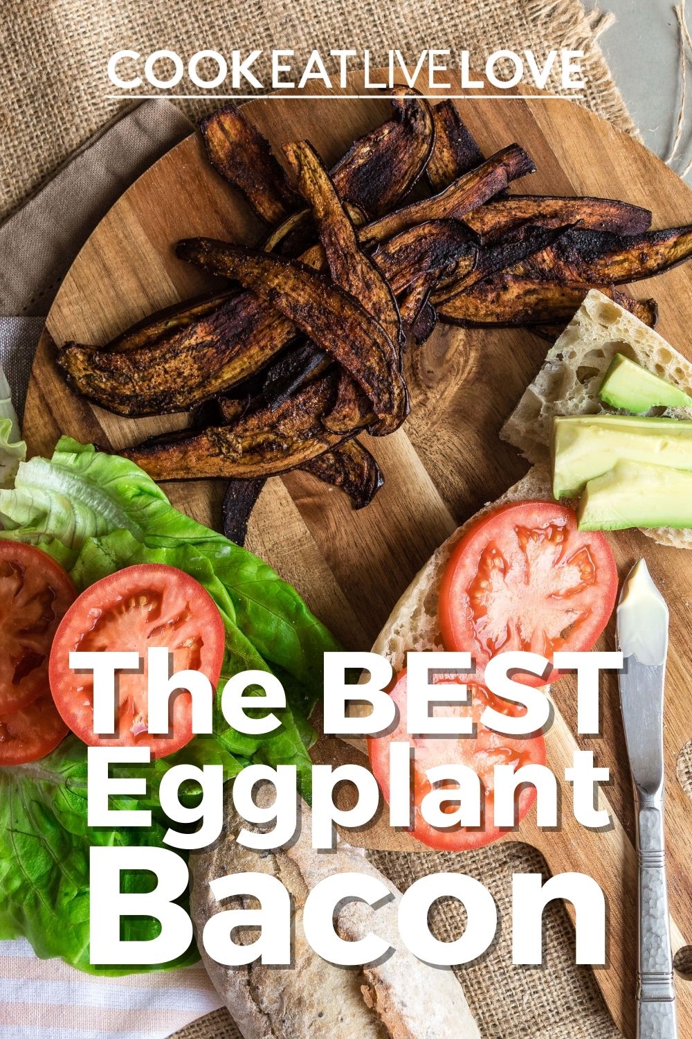 The BEST Vegan Eggplant Bacon Slices Cook Eat Live Love