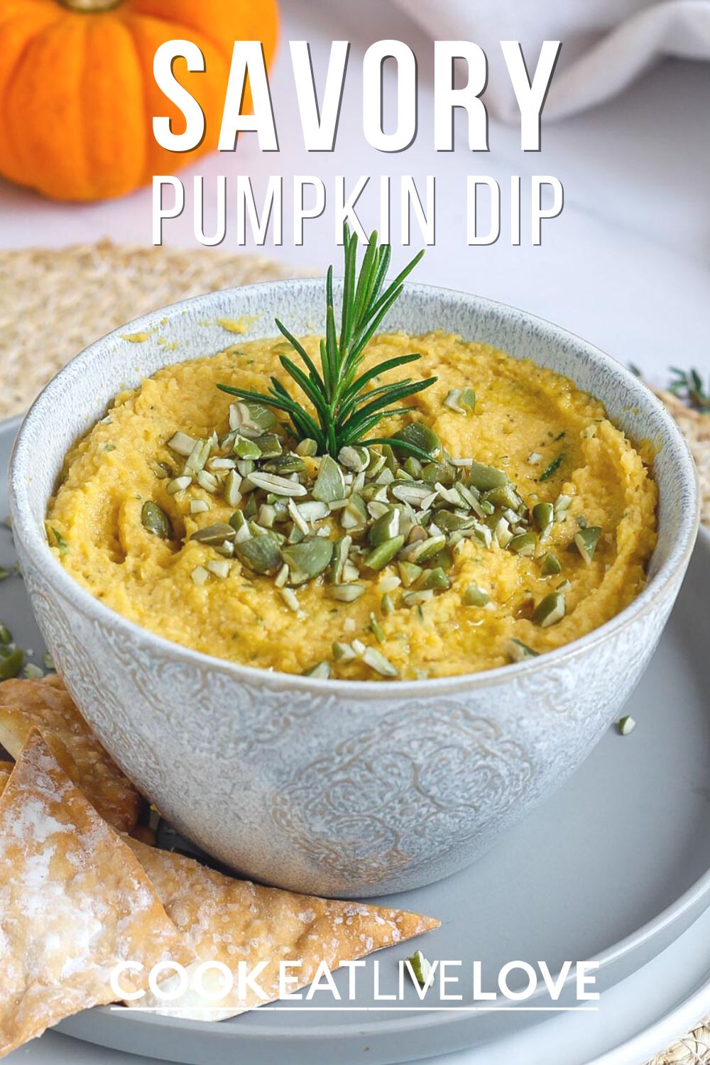 Easy Savory Pumpkin Dip Cook Eat Live Love