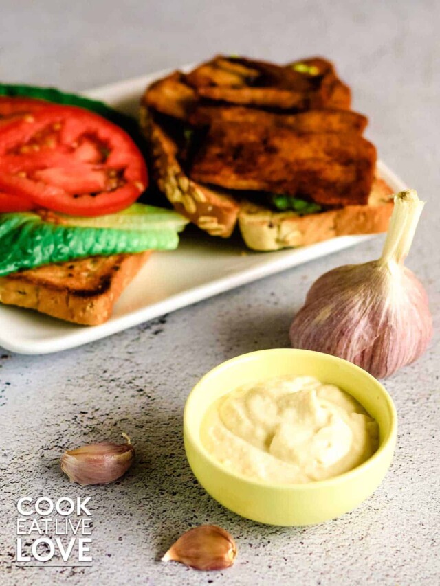 Easy Vegan Garlic Aioli Cook Eat Live Love