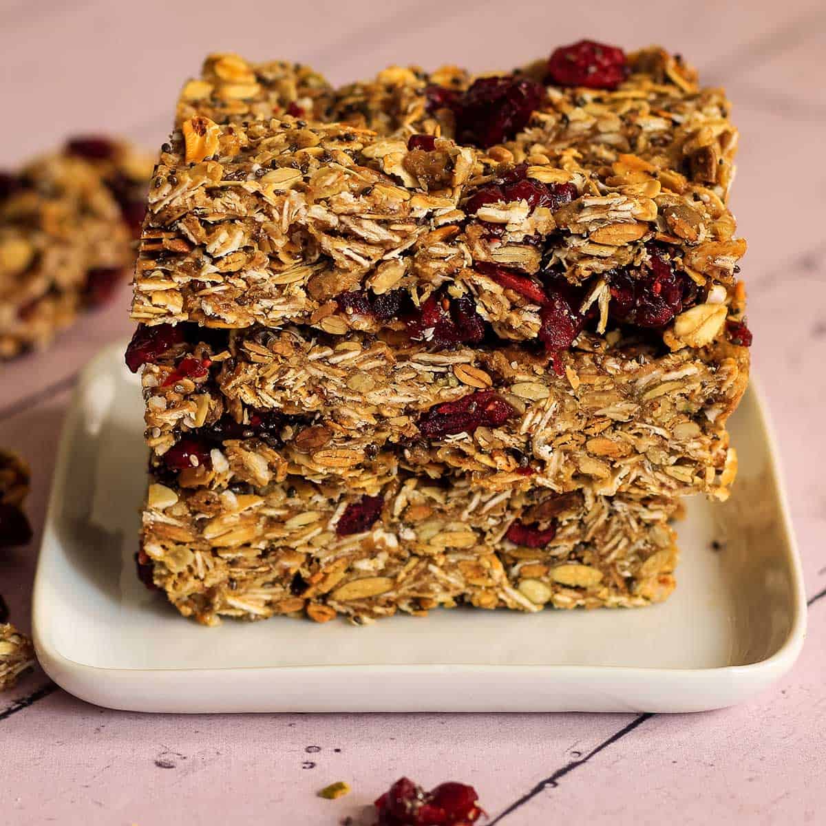 Easy Chewy Vegan Granola Bar Recipe Cook Eat Live Love