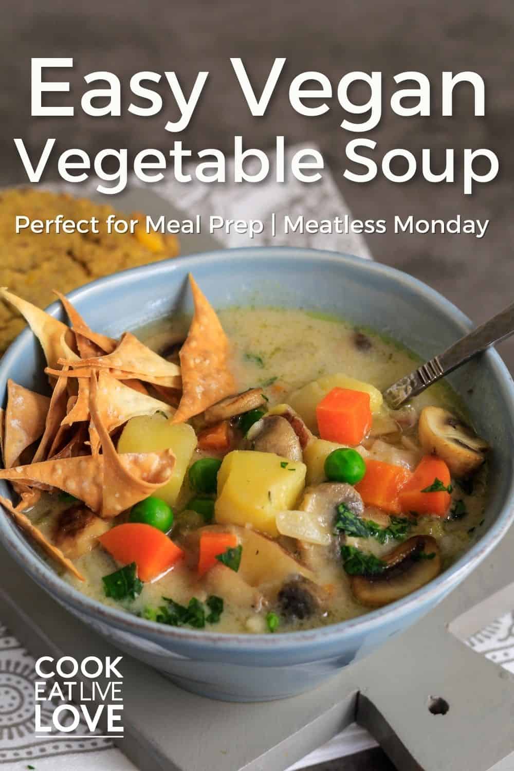 Easy Creamy Vegan Vegetable Soup - Cook Eat Live Love