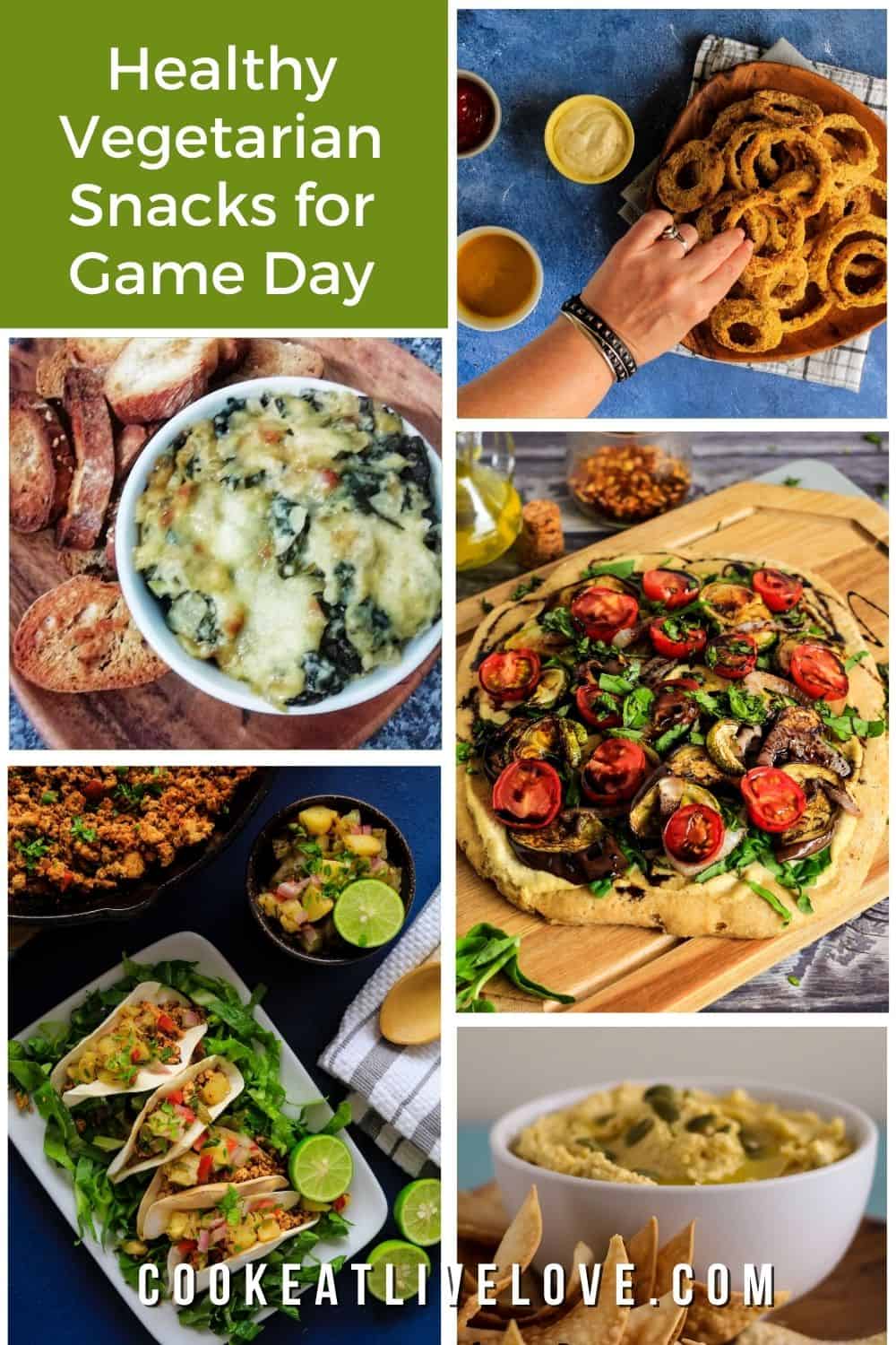 25 Vegetarian Super Bowl Snacks and Party Food Cook Eat Live Love
