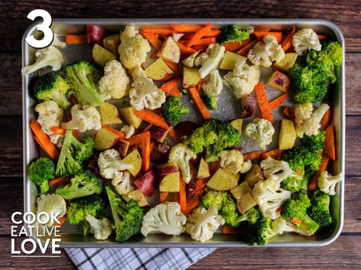 Easy Pesto Tofu Sheet Pan Recipe with Vegetables Cook Eat Live Love