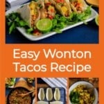 Pin for pinterest with multiple photos of recipe