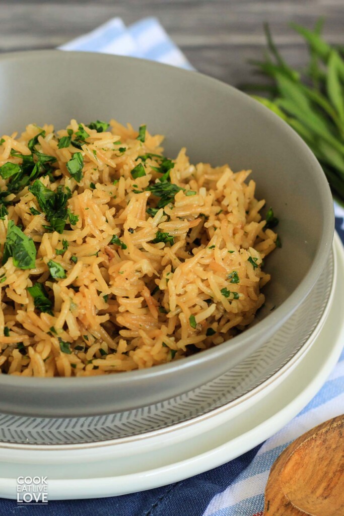 Easy Instant Pot Basmati Rice Pilaf - Cook Eat Live Love