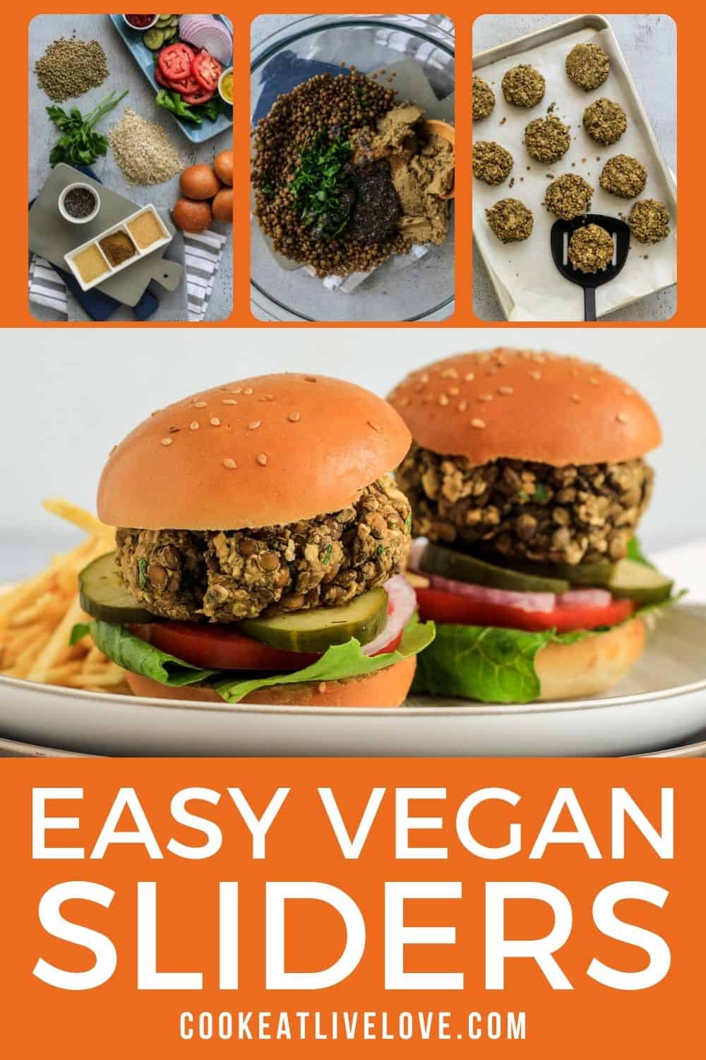 Vegan Sliders with Lentils and Chia Cook Eat Live Love