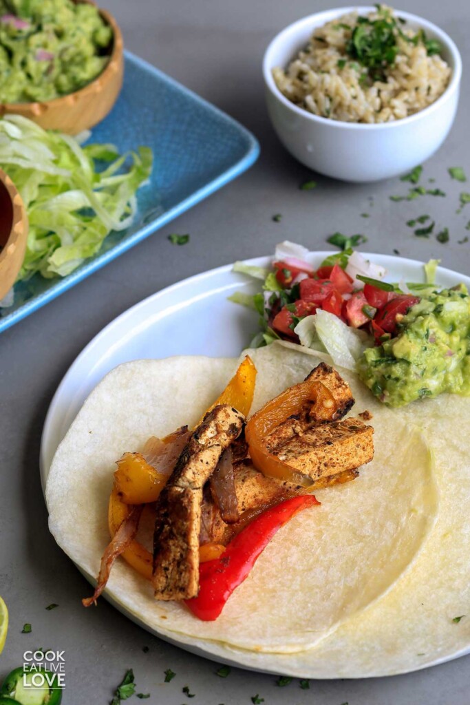 Easy Tofu Fajitas Recipe with Veggies Cook Eat Live Love