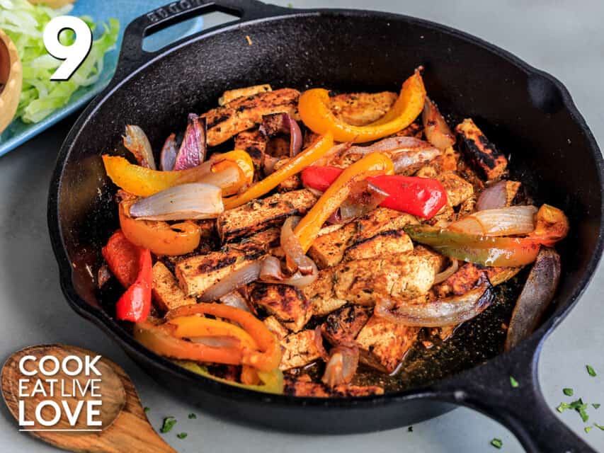 Easy Tofu Fajitas Recipe with Veggies Cook Eat Live Love
