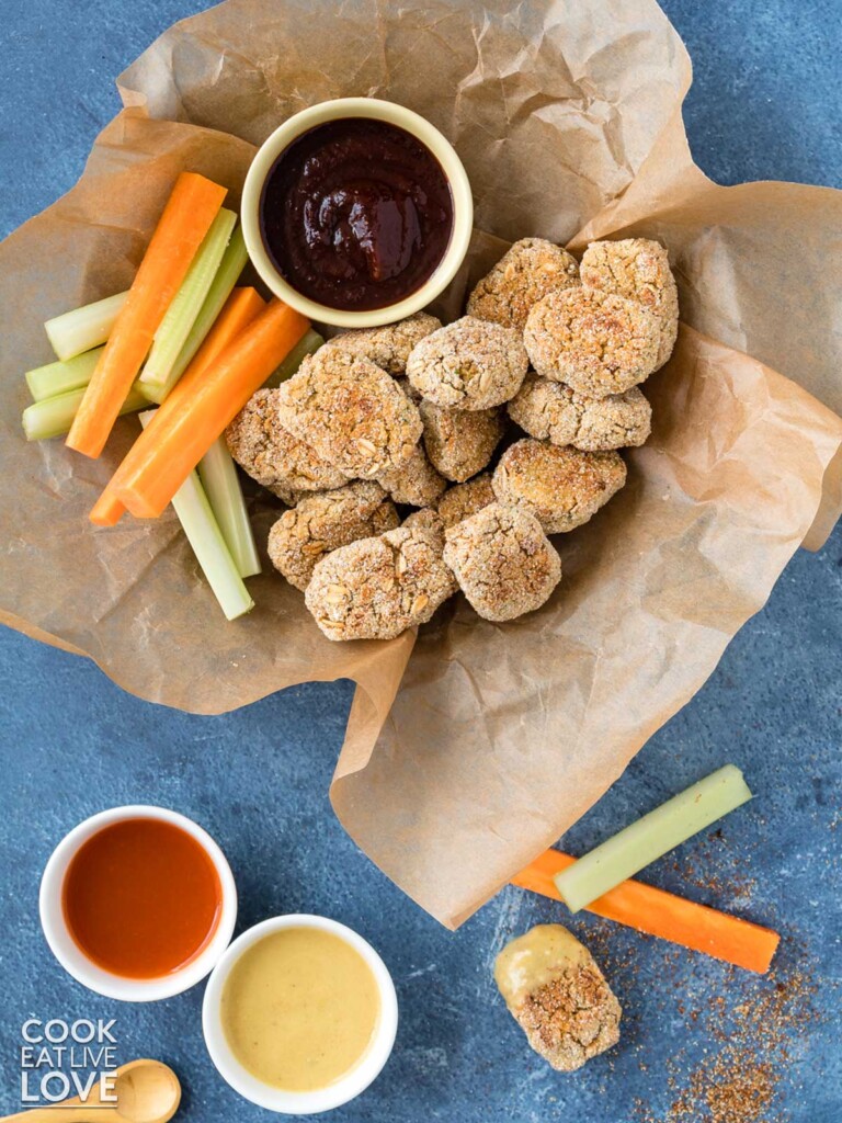 Baked Vegan Chicken Nuggets Recipe Cook Eat Live Love