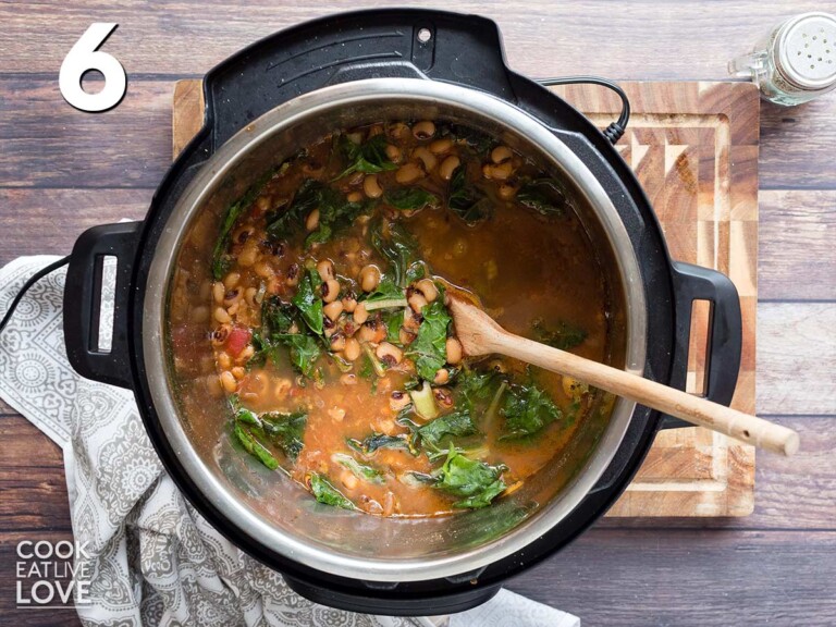 Vegetarian BlackEyed Peas (Instant Pot + Stovetop)