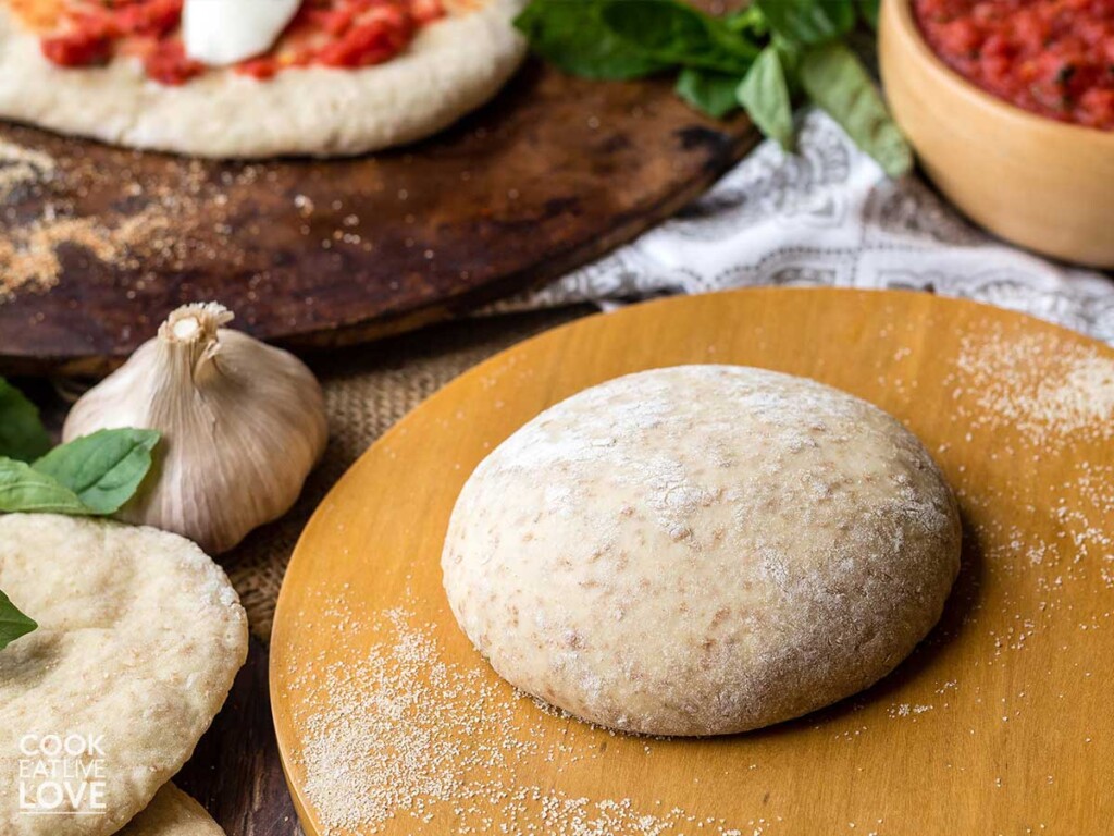 Easy Flatbread Pizza Dough Recipe No Yeast Cook Eat Live Love