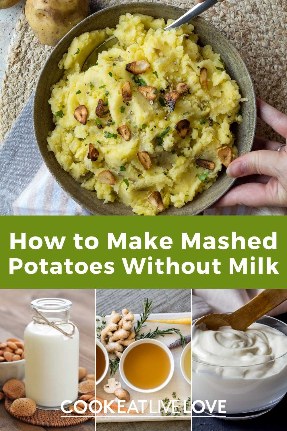 what can you use instead of milk for mashed potatoes