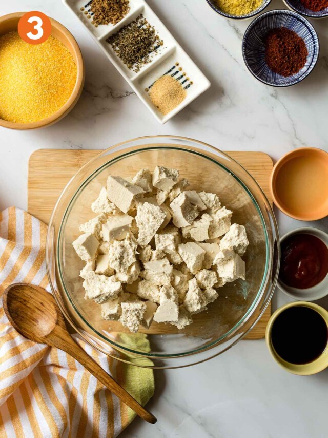 Air Fryer Crispy Tofu - Cook Eat Live Love
