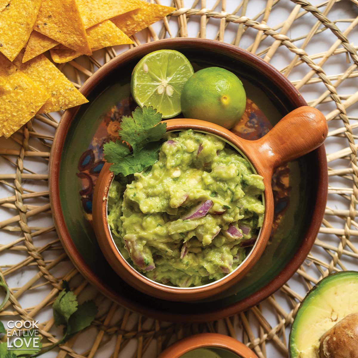 4 Ingredient Guacamole Recipe - Katie's Cucina