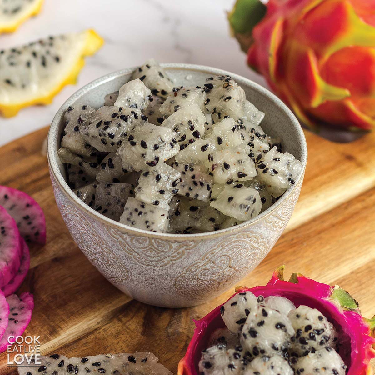 How To Cut Dragon Fruit - What Molly Made