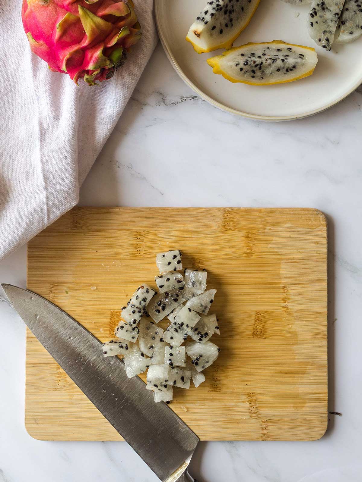 How To Cut Dragon Fruit - What Molly Made