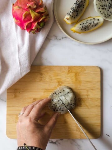 How to Cut Dragon Fruit - Cook Eat Live Love