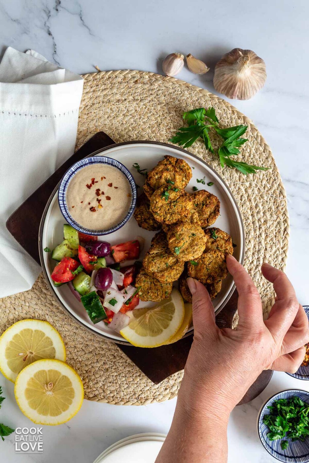 Air Fryer Falafel Bites Cook Eat Live Love