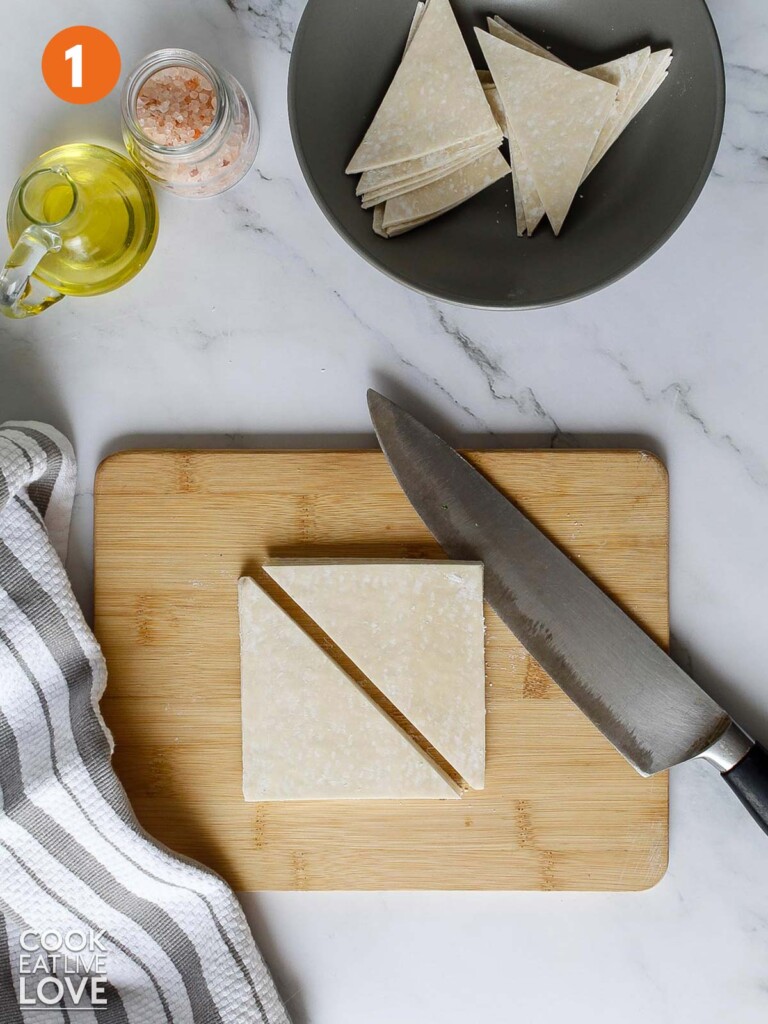 Crispy Wonton Chips in the Air Fryer Cook Eat Live Love