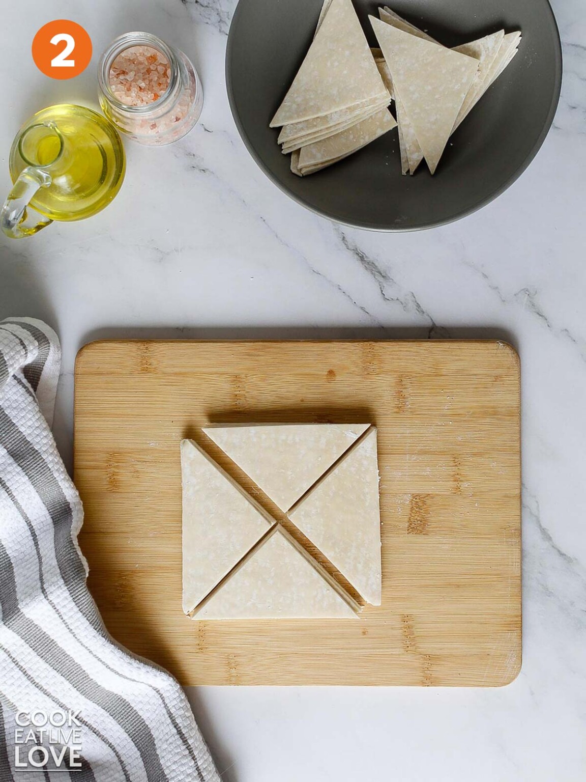 Crispy Wonton Chips in the Air Fryer Cook Eat Live Love
