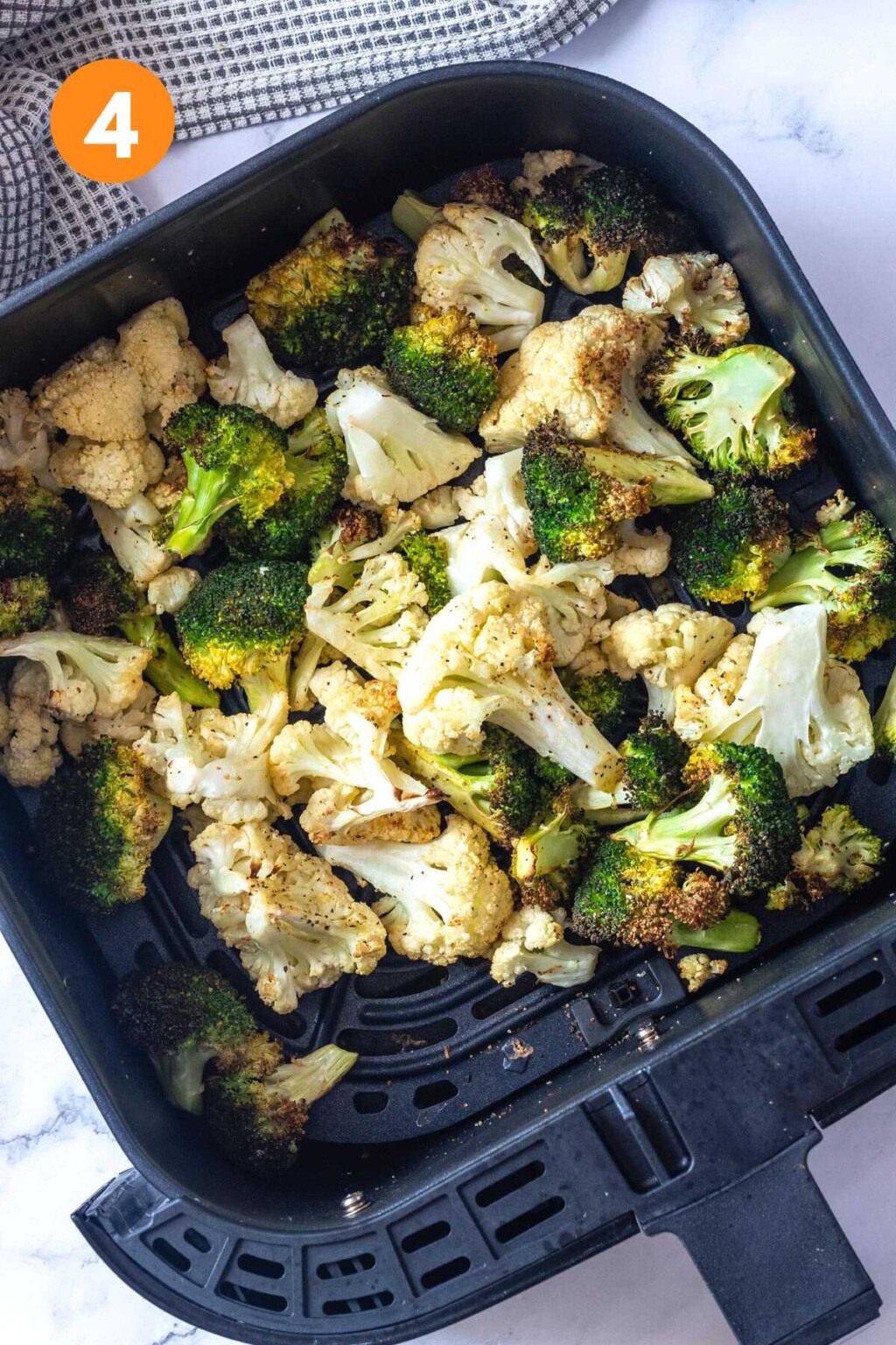 Air Fryer Broccoli and Cauliflower Cook Eat Live Love