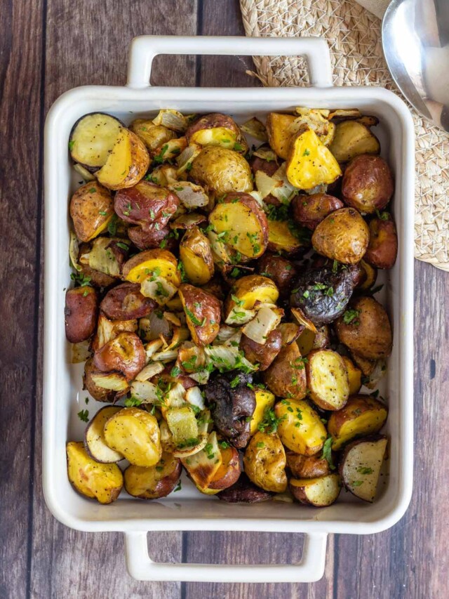 Air Fryer Potatoes and Onions Cook Eat Live Love