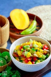 Easy 5-Ingredient Mango Salsa Recipe - Cook Eat Live Love