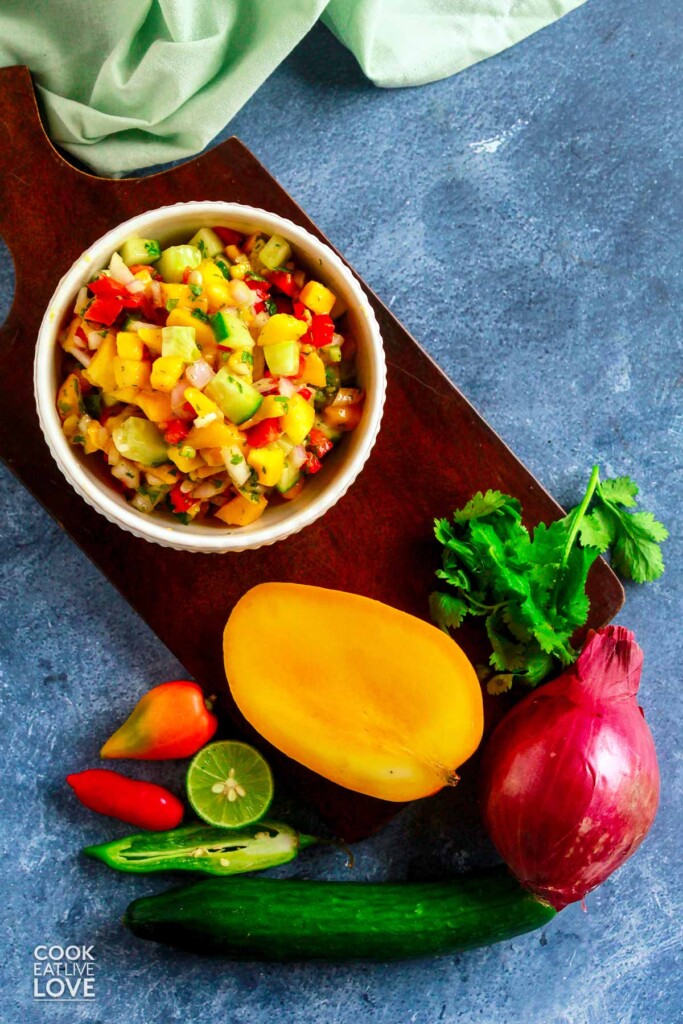 Easy 5-Ingredient Mango Salsa Recipe - Cook Eat Live Love