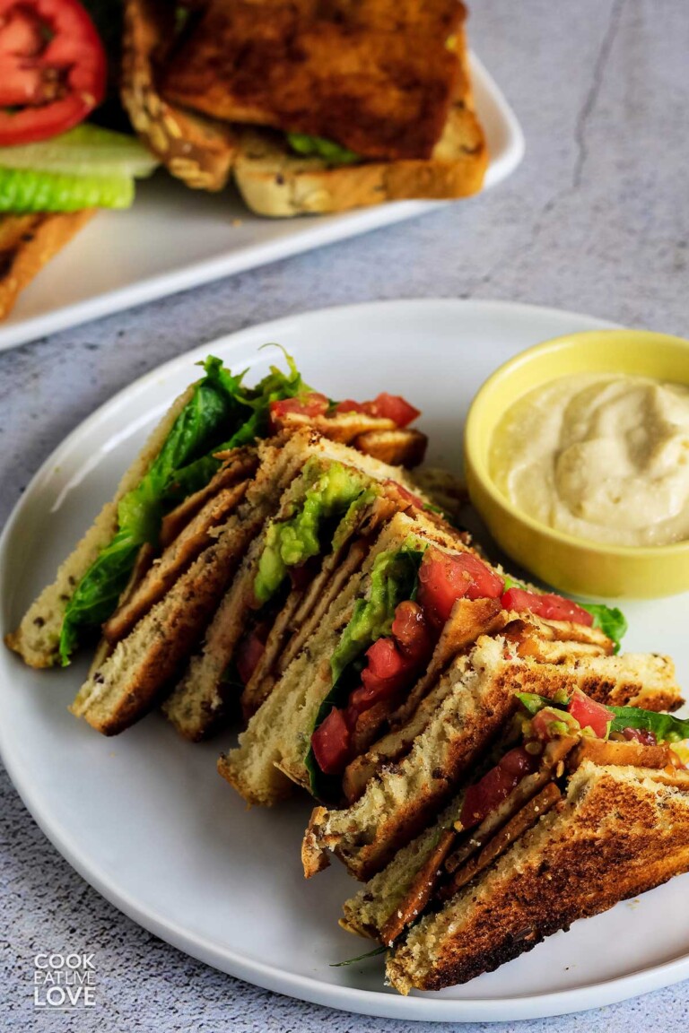 Smoky BLT Tofu Sandwich Recipe Cook Eat Live Love