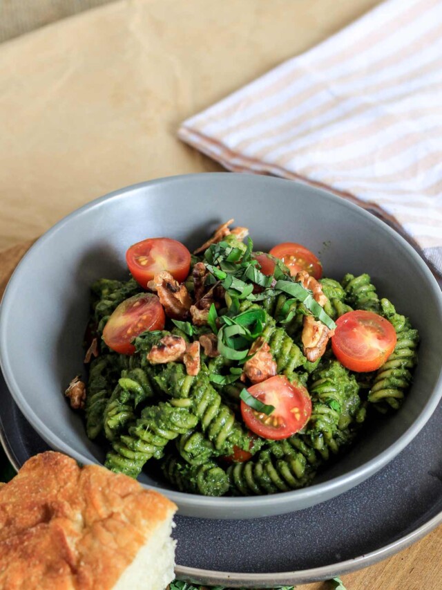 Vegan Spinach Pesto Pasta Cook Eat Live Love