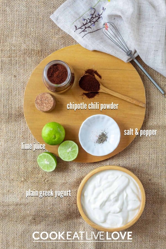 Easy Creamy Chipotle Yogurt Sauce Recipe (3 Ingredients) Cook Eat Live Love