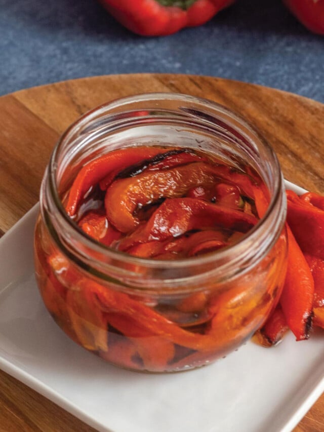 Air Fryer Roasted Red Peppers Cook Eat Live Love