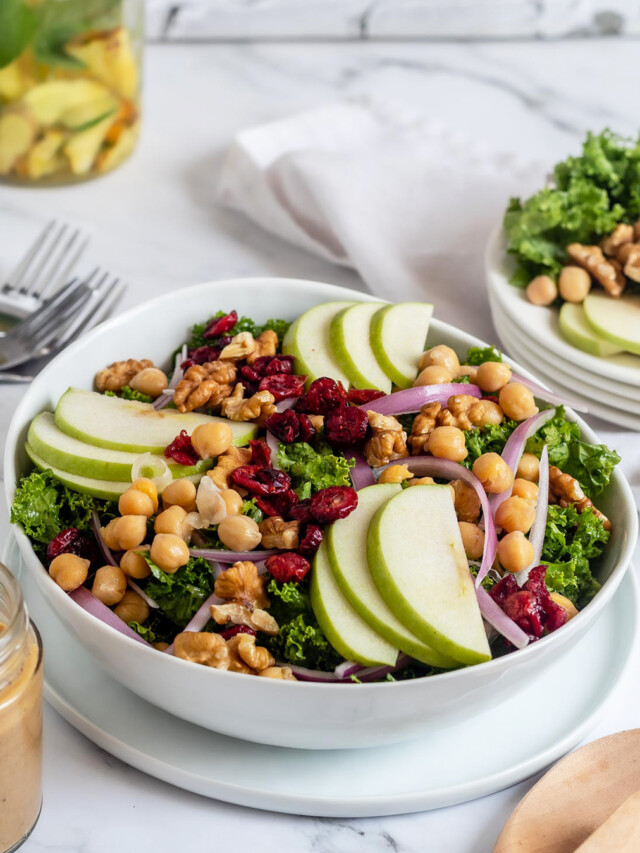 Kale Salad with Tahini Dressing Cook Eat Live Love