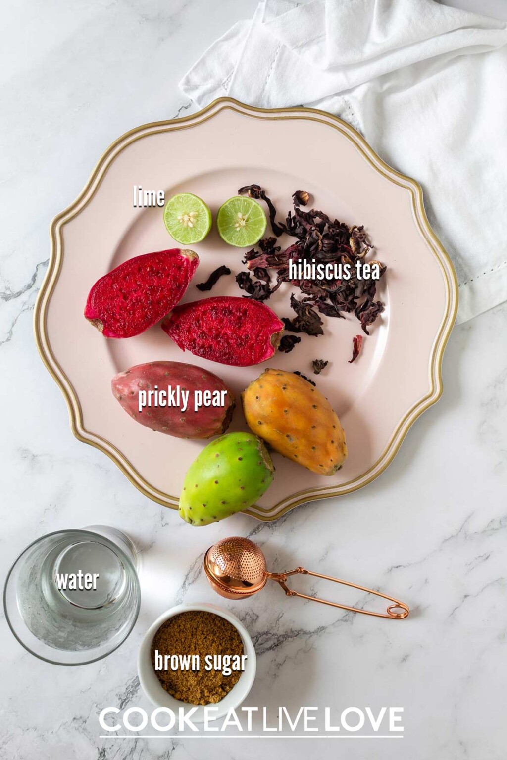 Prickly Pear Hibiscus Agua Fresca - Cook Eat Live Love