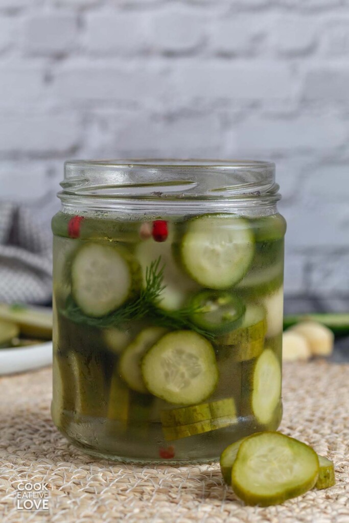 Easy Refrigerator Dill Pickles Recipe (Small Batch) Cook Eat Live Love
