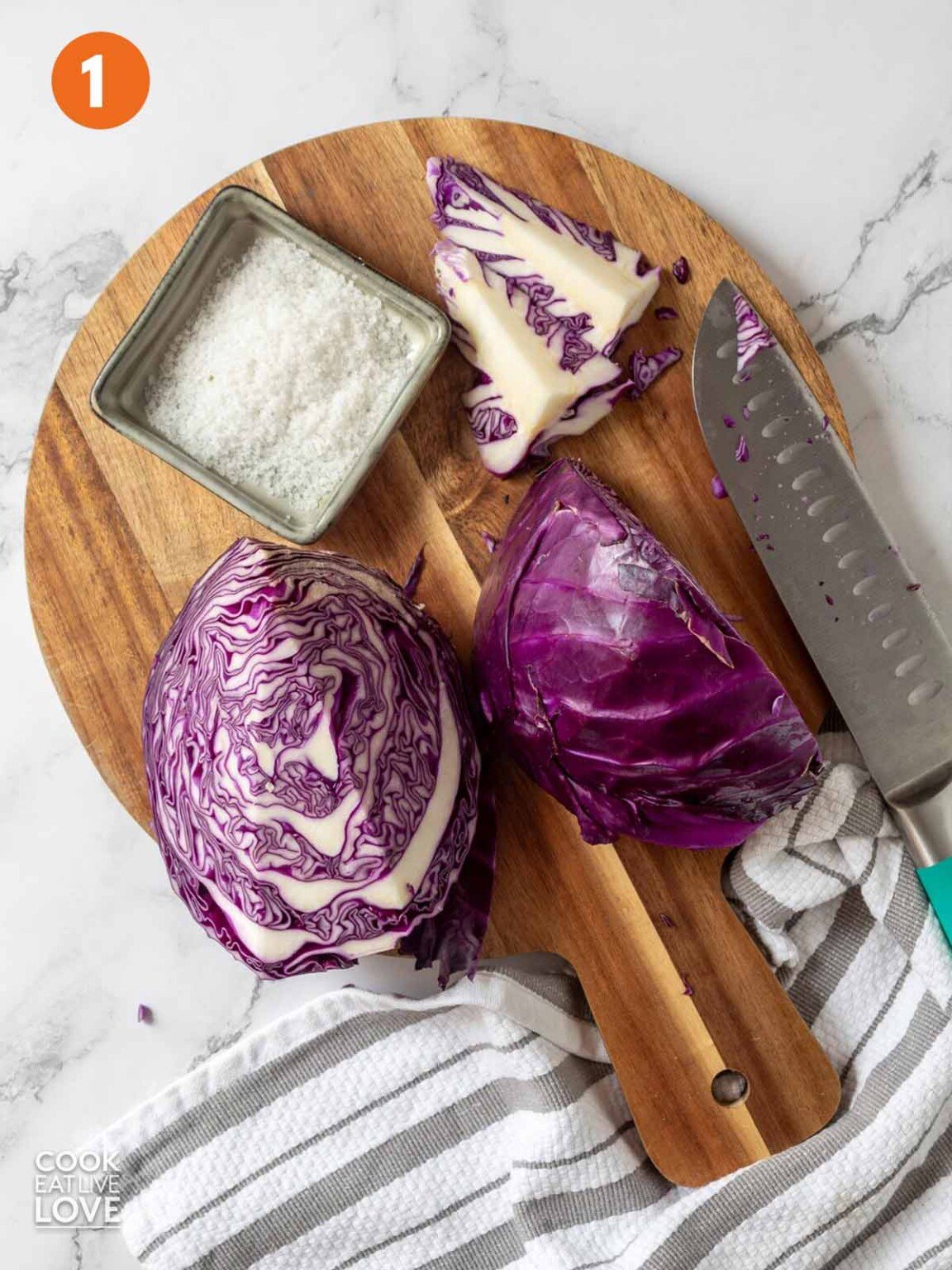 Red Cabbage Sauerkraut Recipe Cook Eat Live Love