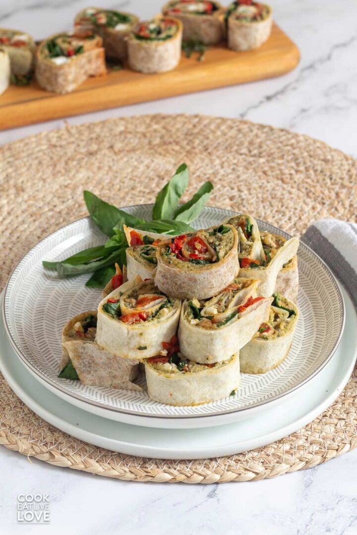 Easy Vegan Pinwheels - Cook Eat Live Love