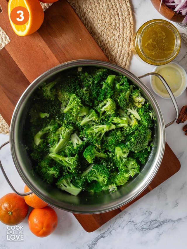 Easy Broccoli Cranberry Salad with Citrus Dressing Cook Eat Live Love