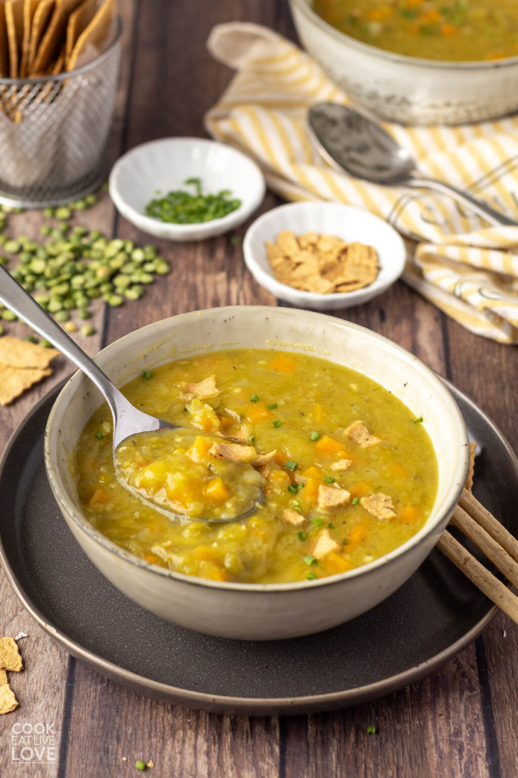 Easy Split Pea Soup (Instant Pot & Stove) Cook Eat Live Love