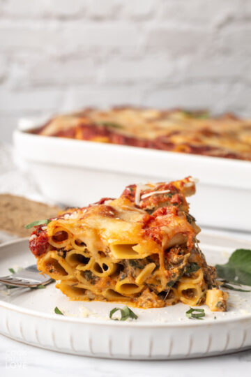 Easy Meatless Baked Ziti - Cook Eat Live Love